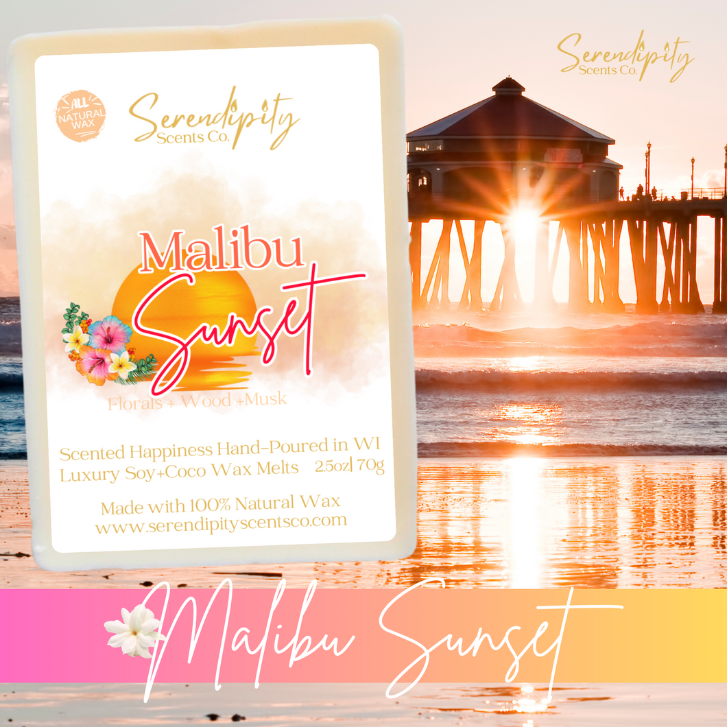 Malibu Sunset Melts All-Natural Wax {Luxe Line}